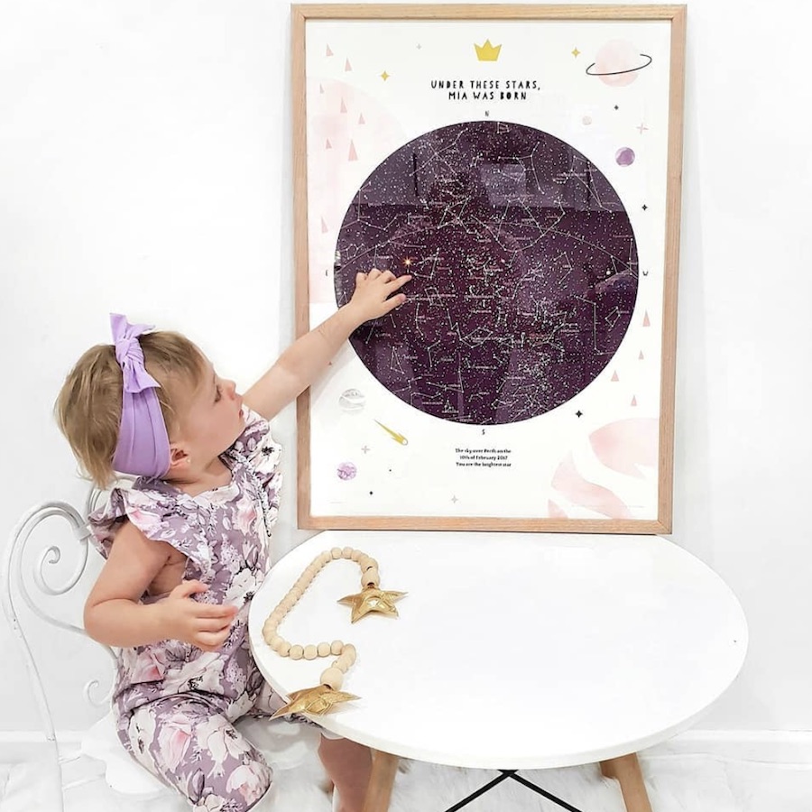 L'originale mappa stellare personalizzata
